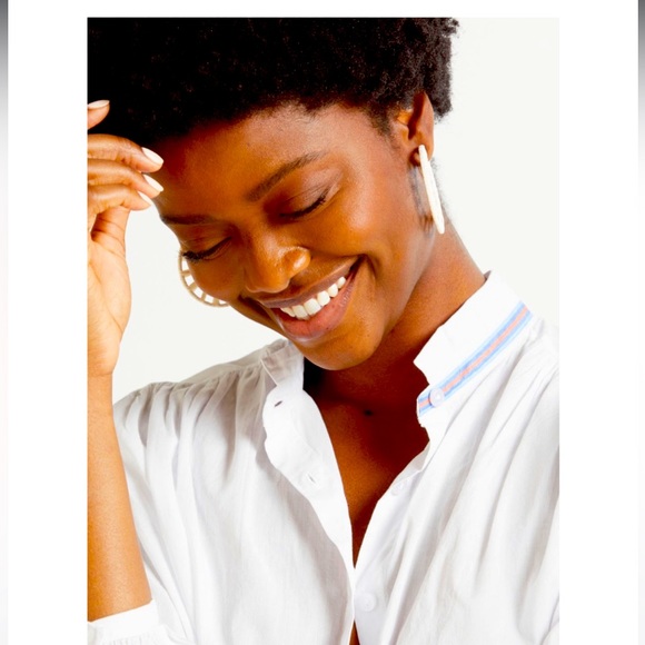 NWT Sundry Stripe Collar Button Down size 1 (Small) - Picture 3 of 6